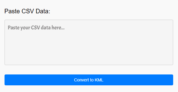 Convert CSV to KML