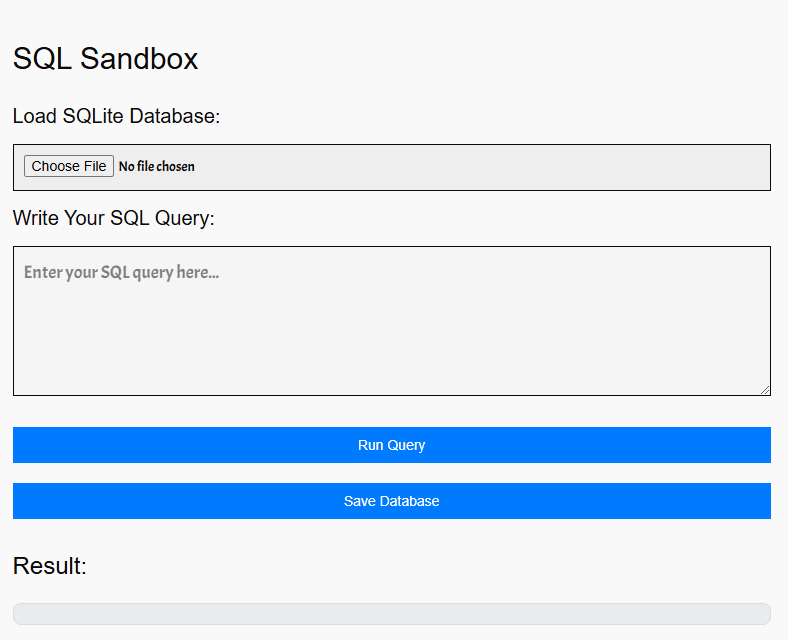 Best SQL Sandbox Online Tool (SQLite online)