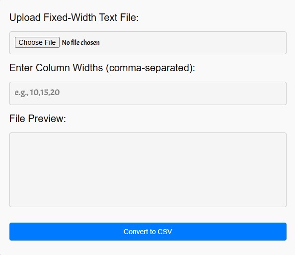 Best Online Convert Fixed-Width Text to CSV